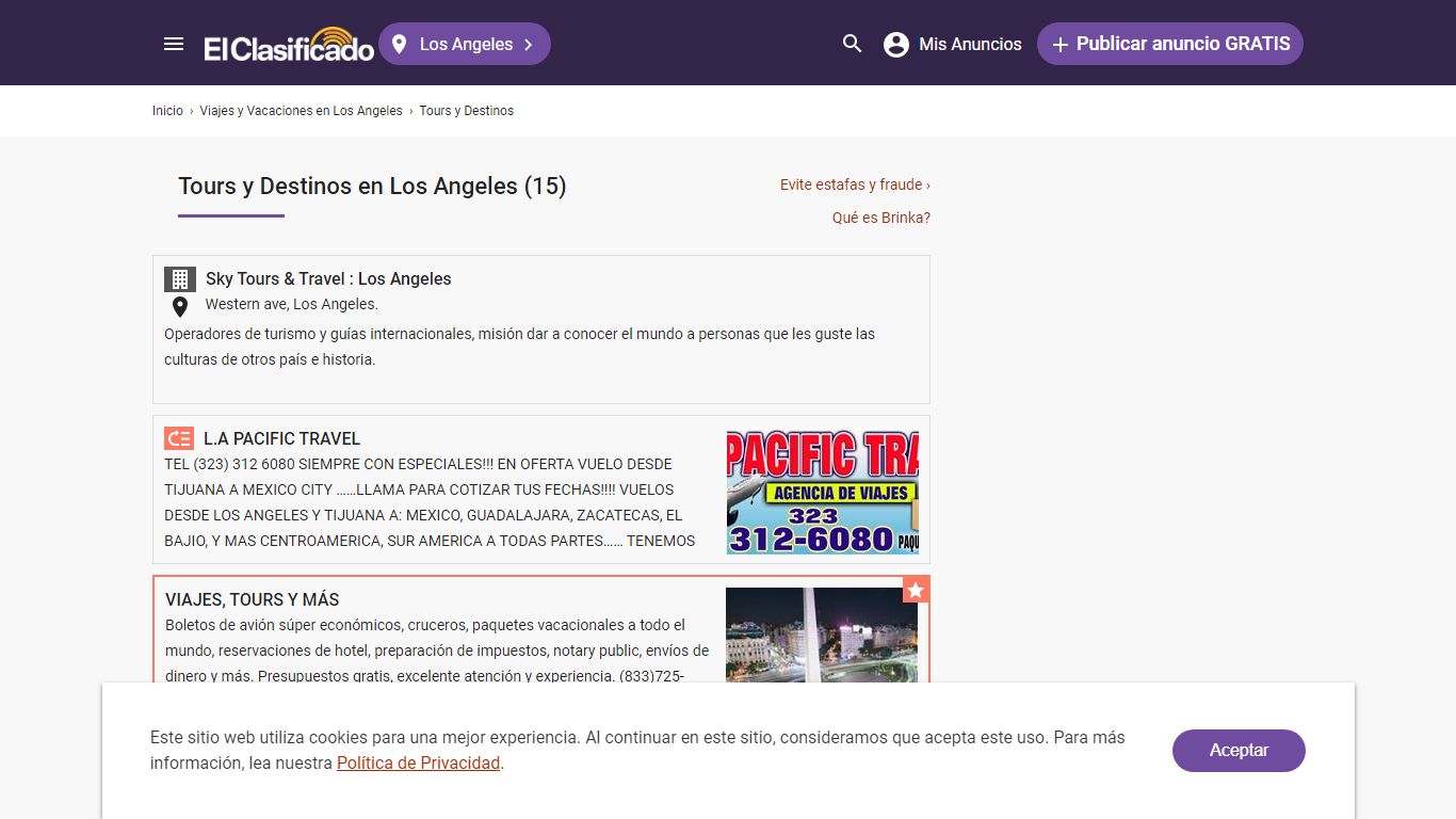 Tours y destinos en Los Angeles County - Elclasificado.com